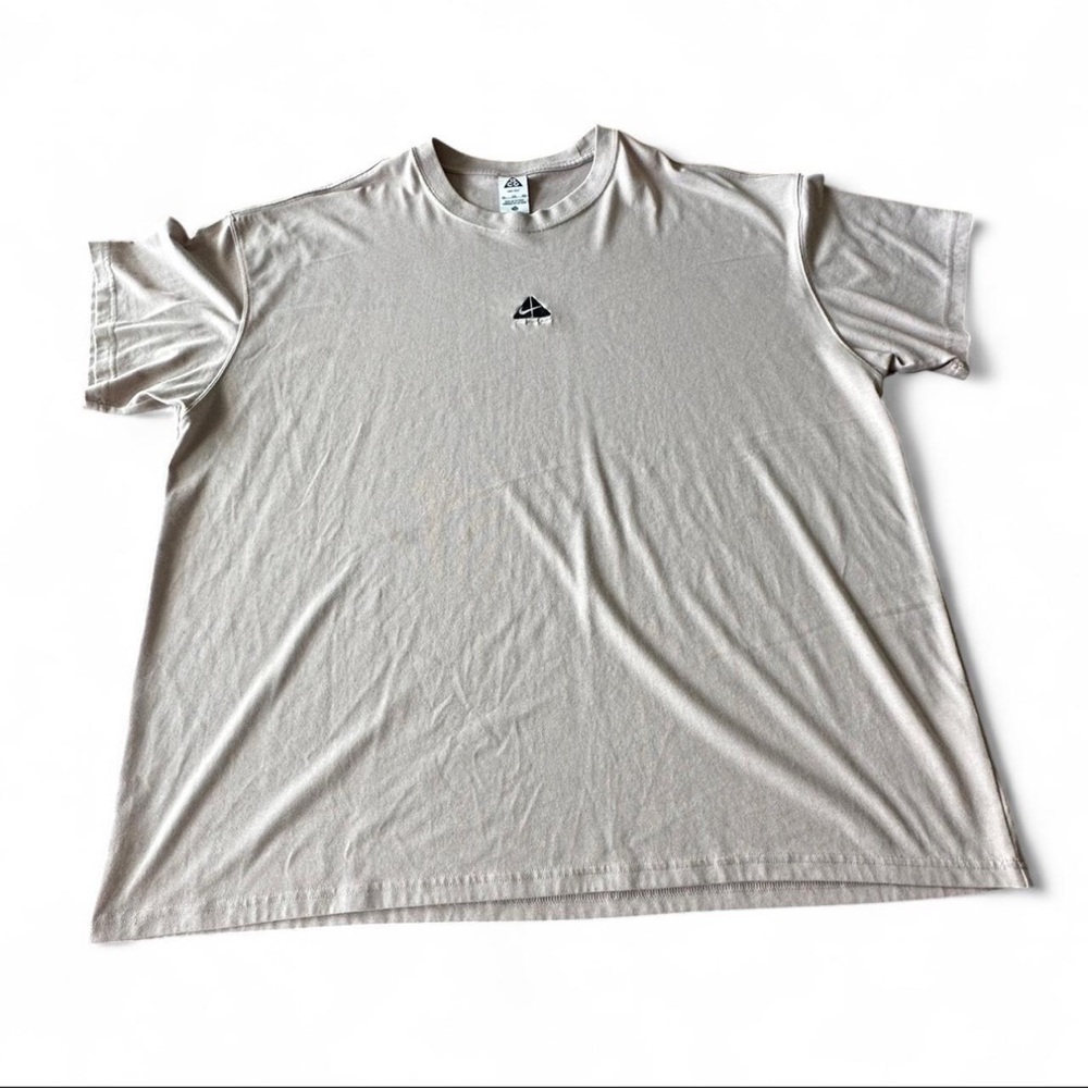 Nike ACG Oxford Pink Short Sleeve Crew Tee with Small Chest Logo